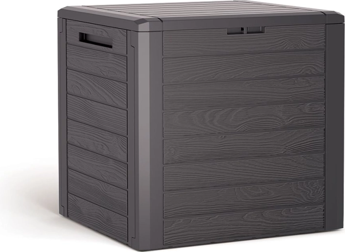 Baúl de almacenamiento para jardín WOODEBOX 140 l umbra