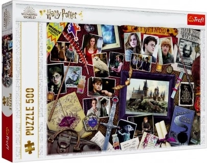 Puzzle Harry Potter 500 piezas Recuerdos de Hogwarts Trefl