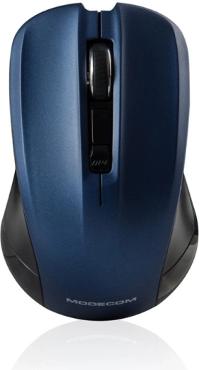 Ratón óptico inalámbrico MODECOM MC-WM9.1, negro‑azul