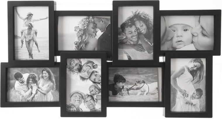 Portafotos UH para 8 fotos negro