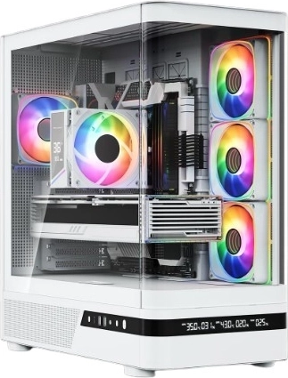 Caja Modecom Volcano AQ200 ARGB midi tower blanca