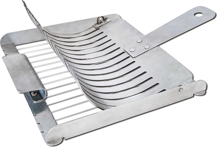 Cortador de panecillos de acero inoxidable 24 × 19 cm Kitchisimo