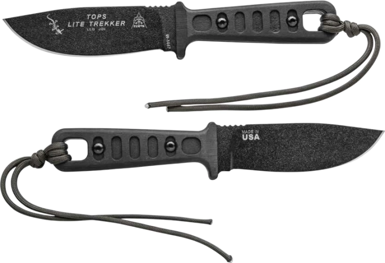 TOPS Knives Lite Trekker Standard Black cuchillo de hoja fija