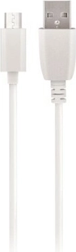 Cable de carga Maxlife micro USB 2 A, 1 m, blanco