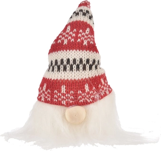 Duende navideño de peluche con iluminación LED 14 cm
