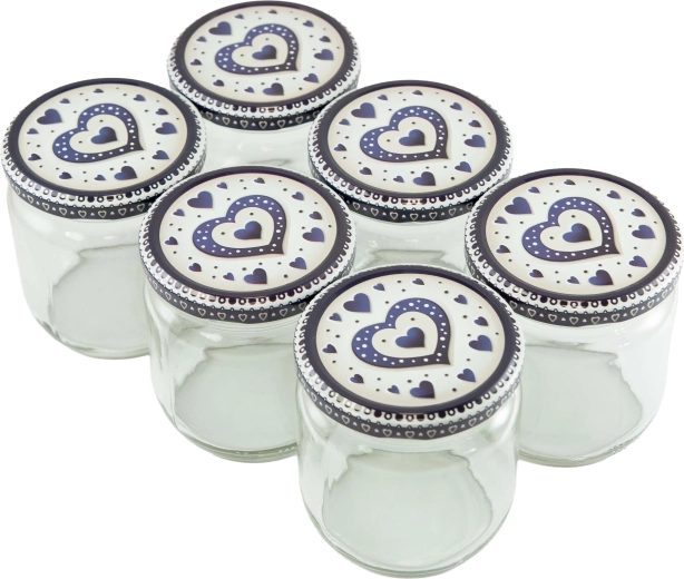 Juego de tarros Twist para conservas 425 ml con tapa, 6 uds