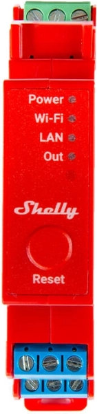 Shelly Pro 1PM relé de medición para carril DIN con WiFi/LAN
