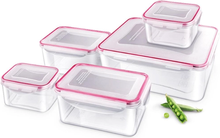 Set de recipientes Lamart Clip, 5 piezas