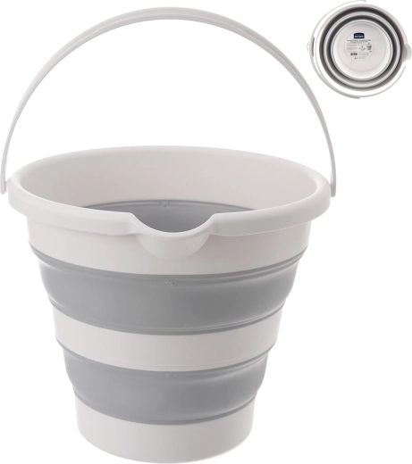 Cubo de camping plegable 12 l (plástico UH)