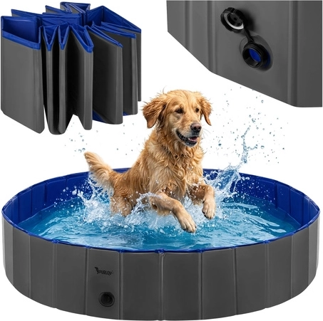 Piscina plegable para perros 160 × 30 cm PURLOV