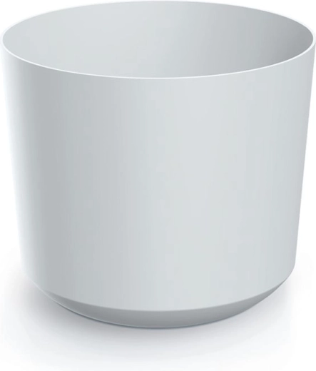 Maceta Tubo 17,8 cm blanca