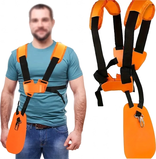 Arnés de hombro suave para desbrozadora y recortadora, ajustable