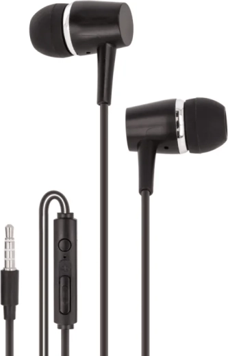 Auriculares intraaurales con cable Setty – negro