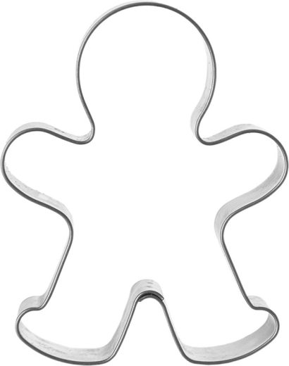 Cortador de galletas de acero inoxidable figura 6,5 cm