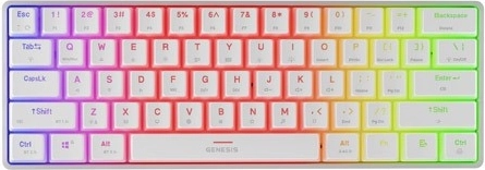 Genesis Thor 660 g2 teclado mecánico inalámbrico US RGB blanco