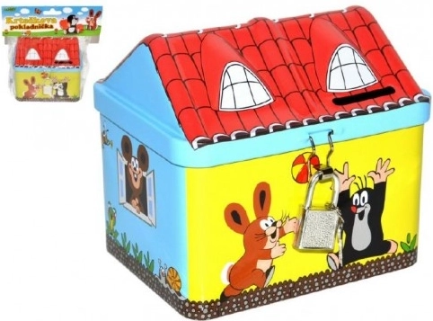 Hucha El Topo casita con candado