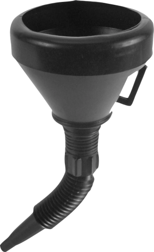 Embudo de plástico con filtro y boquilla desmontable