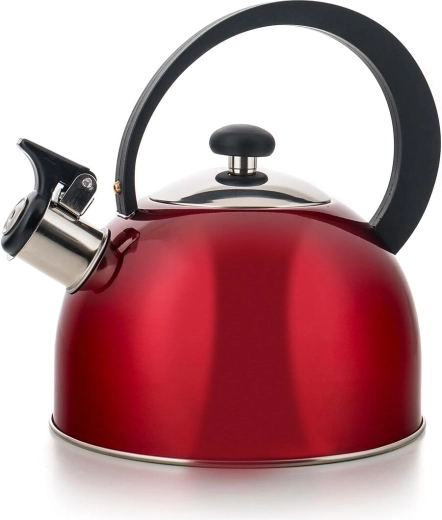 Tetera de acero inoxidable EVORA 2 l con silbato
