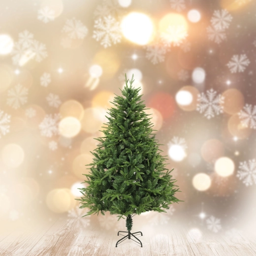 Árbol de Navidad artificial de 120 cm de PE/PVC