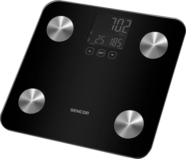 Báscula de fitness personal Sencor SBS 6026BK