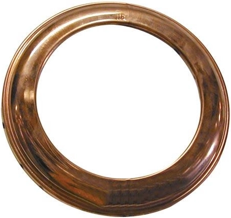 Roseta para conducto de humo 145 mm cobre