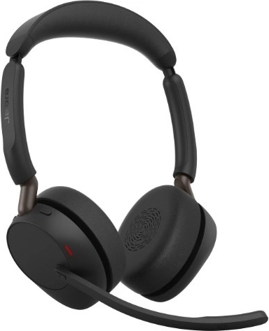 Jabra Evolve3 65 Stereo con adaptador Link 390a, UC y base de carga