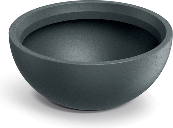 Maceta Molio Bowl 38 cm grafito