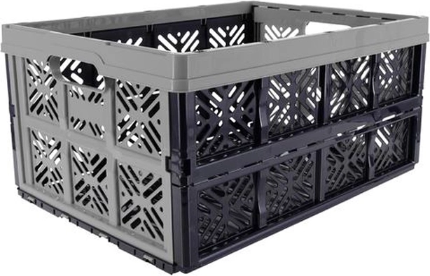 Caja plegable de transporte 32 l, gris nórdico