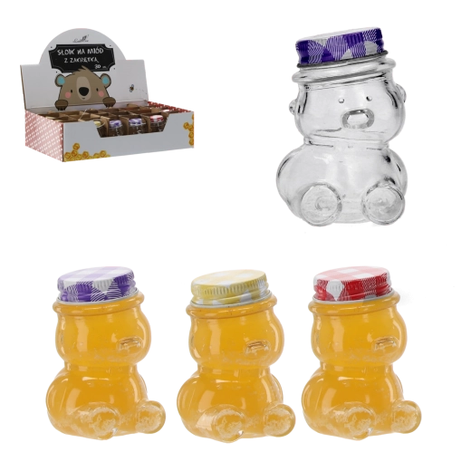 Tarro osito con tapa de rosca 30 ml