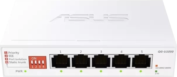 Switch de red no gestionado 2.5G de 5 puertos QG-U1050