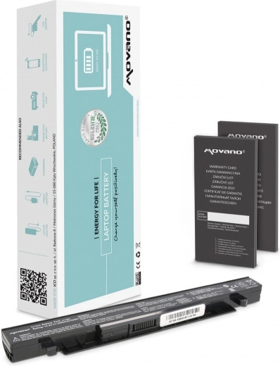 Batería Movano para portátil Asus X550/A450/F450/K550 (A41-X550A) 2200 mAh 32 Wh
