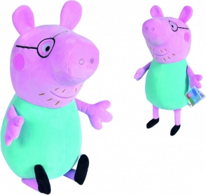 Peluche de Peppa Pig Papá, 37 cm