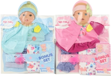 Ropa para muñeca de 40 cm con pañal y chupete