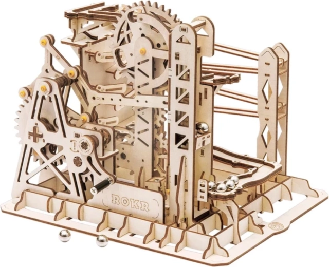 ROKR pista de canicas de madera Explorer – puzle 3D