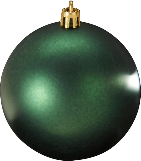 Bolas navideñas de color verde oscuro, diámetro 6 cm, juego de 12 unidades