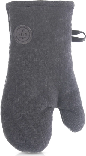 Manopla de cocina de algodón con imán potente, gris 32 cm