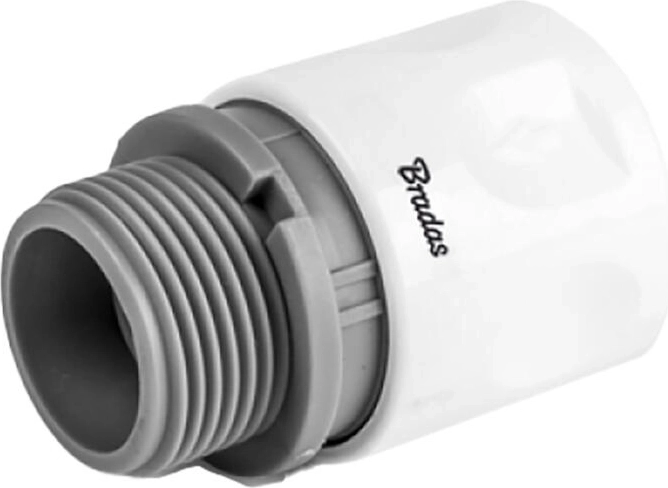 Conector rápido 1/2" con rosca exterior 3/4" WHITE LINE