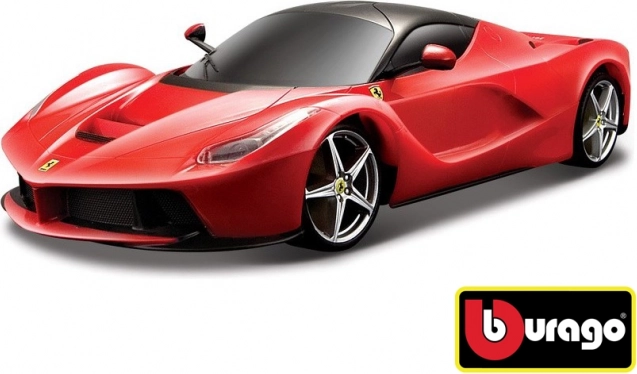 Modelo de coche metálico 1:24 Ferrari LaFerrari rojo de Bburago