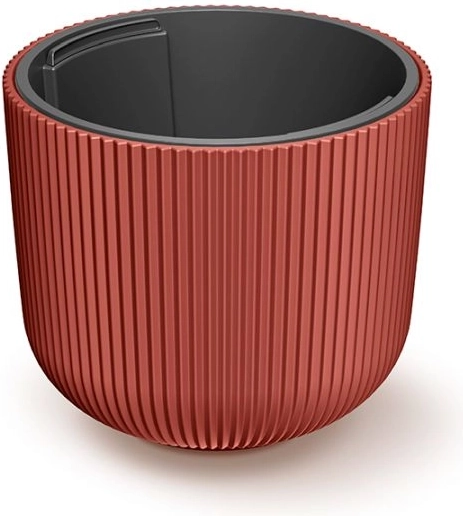 Macetero con inserto de 34,9 cm en color cobre MILLY