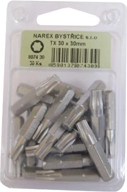 Punta bit Torx T40, 30 mm, juego de 30 uds.