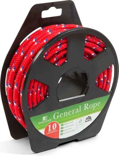 Cuerda trenzada universal de 6 mm, 10 m