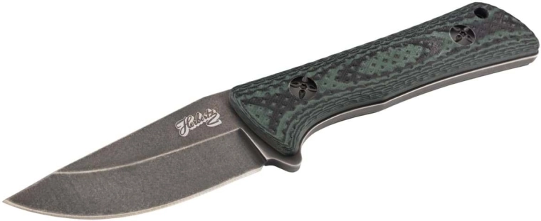 Cuchillo de cinturón Herbertz G10, 8,5 cm, verde-gris