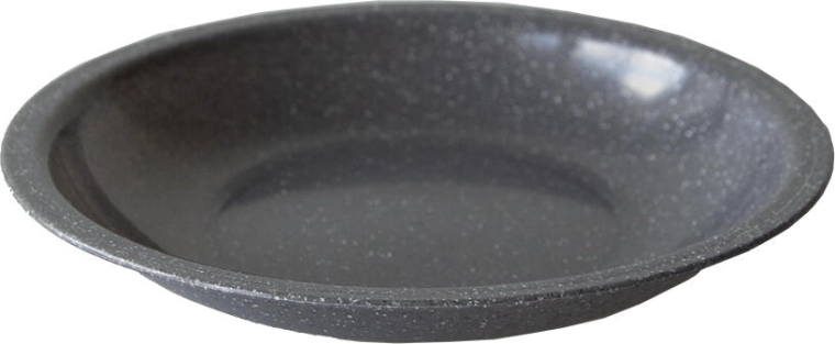 Plato hondo 23 cm PH Stone, aspecto granito