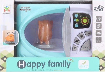 Microondas infantil a pilas con plato giratorio