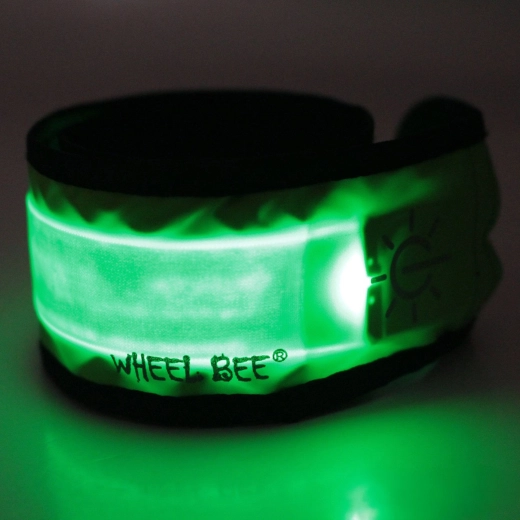 Wheel-Bee pulsera luminosa LED multifunción tipo slap light