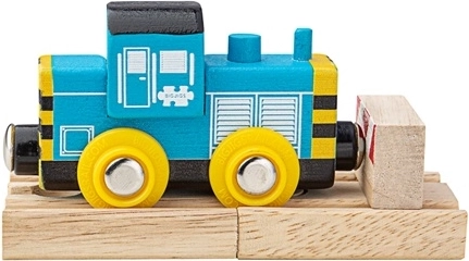 Bigjigs Rail locomotora diésel de maniobras de madera clase 7