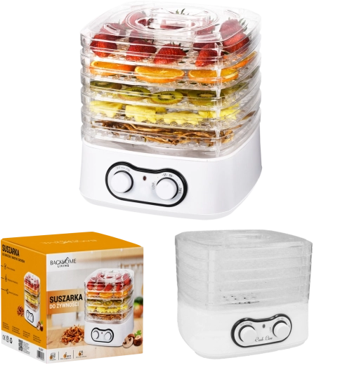 Deshidratador de alimentos con 5 bandejas, 250 W