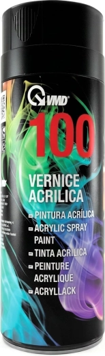 Esmalte acrílico en aerosol para metal, plástico y madera, 400 ml, blanco mate