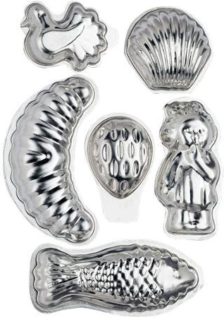 Set de moldes desmontables para galletas navideñas, mezcla de formas, 30 uds.