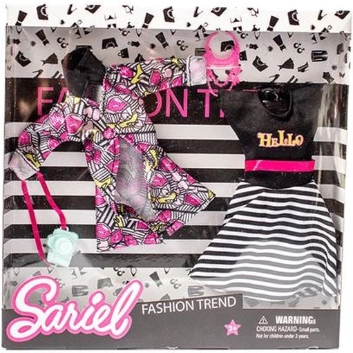 Conjunto de vestidos para muñecas (2 uds) con accesorios